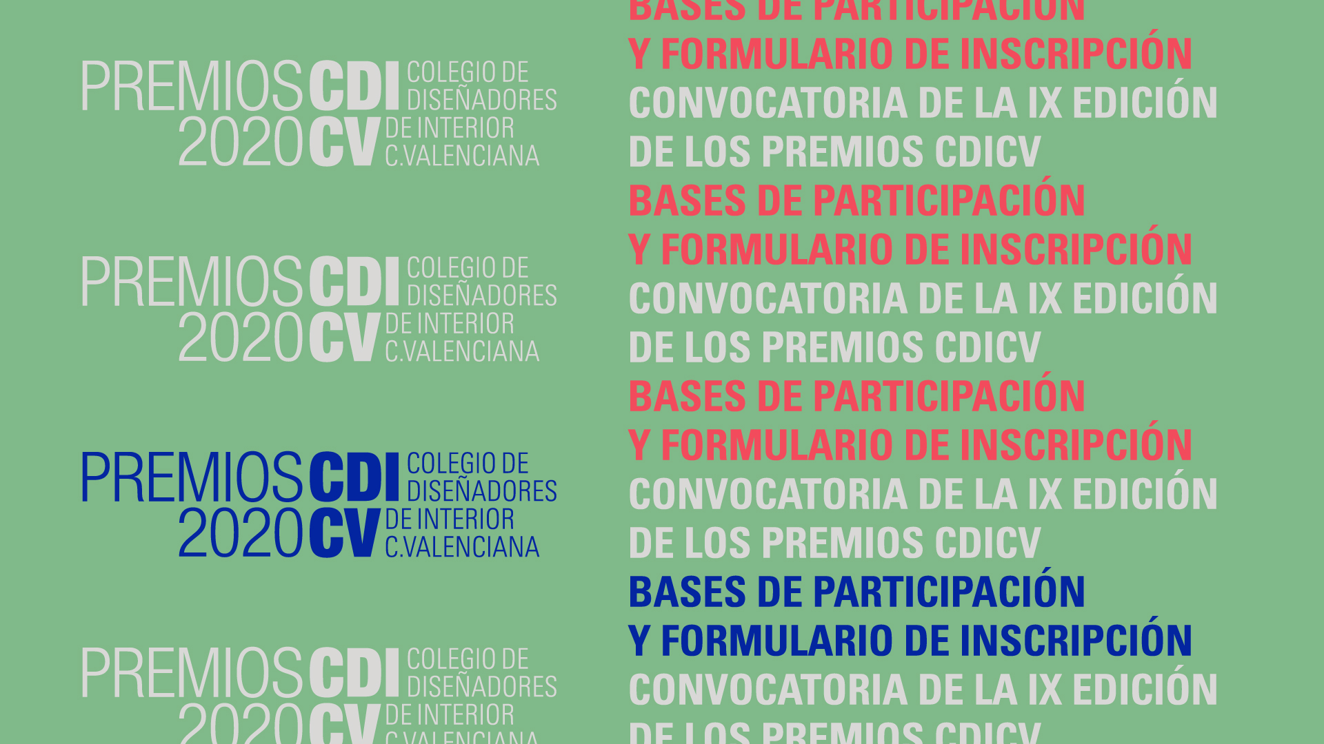 Los Premios Cdicv Ya Estan En Marcha Cdicv